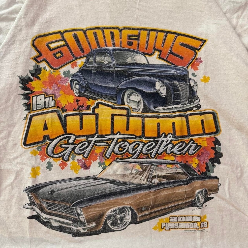 Vintage 2000s Classic Car Distressed T-Shirt Size 2XL Retro Y2K Skate Grunge